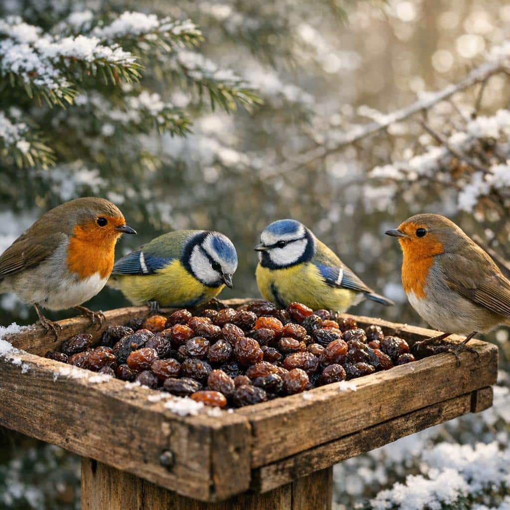 Rosinen als Vogelnahrung – So füttern Sie richtig!